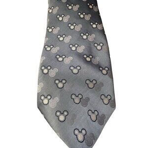 Walt Disney World Mickey Mouse Vintage Blue Necktie NWT